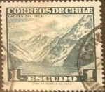 Stamps Chile -  Intercambio 0,25 usd 1 escudo 1967