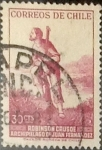 Stamps Chile -  Intercambio 0,20 usd 30 cents. 1965