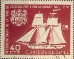 Sellos de America - Chile -  Intercambio 0,25 usd 40 cents. 1970