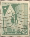 Stamps Chile -  Intercambio 0,20 usd 1 cents. 1960