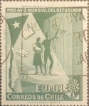 Stamps : America : Chile :  Intercambio 0,20 usd 1 cents. 1960
