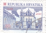 Sellos del Mundo : Europa : Croacia : catedral de Ilok
