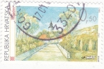 Stamps : Europe : Croatia :  panorámica de Gracac