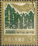 Stamps China -  Intercambio cxrf3 0,20 usd 3 f. 1977