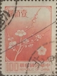 Stamps Taiwan -  Intercambio 3,25 usd 100 yuan 1992