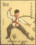 Stamps Taiwan -  Intercambio cxrf 0,20 usd 5 yuan 1997