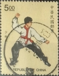 Stamps Taiwan -  Intercambio agm 0,20 usd 5 yuan 1997