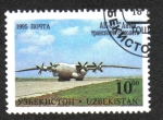 Stamps Asia - Uzbekistan -  Aeronaves de de Tashkent Aircraft Factory