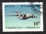 Stamps Uzbekistan -  Aeronaves de de Tashkent Aircraft Factory