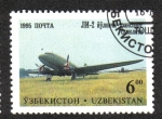 Stamps Uzbekistan -  Aeronaves de de Tashkent Aircraft Factory