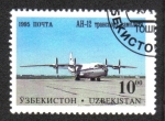 Stamps Uzbekistan -  Aeronaves de de Tashkent Aircraft Factory