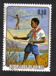 Stamps : Africa : Guinea :  Scouting