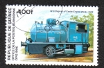 Stamps : Africa : Guinea :  Old Locomotives