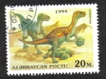 Sellos de Asia - Azerbaiy�n -  Animales Prehistoricos 