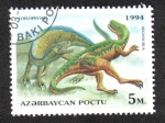 Sellos del Mundo : Asia : Azerbaiy�n : Animales Prehistoricos 
