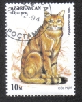 Stamps : Asia : Azerbaijan :  Gatos Salvajes