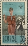 Stamps Asia - Cyprus -  Intercambio 0,20 usd 3 miles. 1963