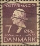 Sellos de Europa - Dinamarca -  Intercambio 2,50 usd 7 ore 1935