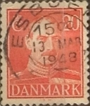 Stamps Denmark -  Intercambio 0,20 usd 20 ore 1942