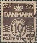Stamps Denmark -  Intercambio 0,25 usd 10 ore 1938