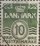 Stamps : Europe : Denmark :  Intercambio 0,20 usd 10 ore 1950