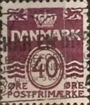 Stamps Denmark -  40 ore 1981