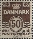 Stamps Denmark -  Intercambio 0,20 usd 50 ore 1974