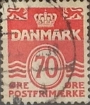 Stamps Denmark -  Intercambio 0,20 usd 70 ore 1972
