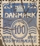 Stamps Denmark -  Intercambio 0,35 usd 100 ore 1983