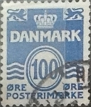 Stamps Denmark -  Intercambio 0,35 usd 100 ore 1983