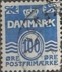 Stamps Denmark -  Intercambio 0,35 usd 100 ore 1983
