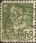 Sellos de Europa - Dinamarca -  Intercambio 0,20 usd 15 ore 1948