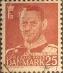 Stamps Denmark -  Intercambio 0,20 usd 25 ore 1950