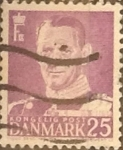 Stamps Denmark -  Intercambio 0,20 usd 25 ore 1955