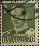 Sellos de Europa - Dinamarca -  Intercambio 0,20 usd 70 ore 1950