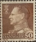 Stamps : Europe : Denmark :  Intercambio 0,25 usd 50 ore 1967