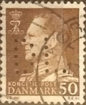 Sellos de Europa - Dinamarca -  Intercambio 0,25 usd 50 ore 1967