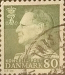 Stamps Denmark -  Intercambio 0,25 usd 80 ore 1967