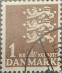 Stamps Denmark -  Intercambio 0,20 usd 1 krone 1946