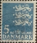 Stamps Denmark -  Intercambio 0,20 usd 5 krone 1946