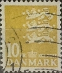 Sellos de Europa - Dinamarca -  Intercambio 0,20 usd 10 krone 1976