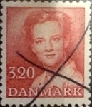 Stamps Denmark -  Intercambio 0,25 usd 3,20 krone 1986