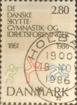 Stamps Denmark -  Intercambio 0,25 usd 2,80 krone 1986
