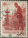 Stamps Denmark -  Intercambio 0,20 usd 2,80 krone 1986