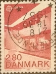 Stamps : Europe : Denmark :  Intercambio 0,35 usd 2,80 krone 1987