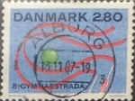 Sellos de Europa - Dinamarca -  Intercambio 0,25 usd 2,80 krone 1987