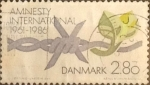 Stamps Denmark -  Intercambio 0,25 usd 2,80 krone 1986