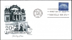 Stamps United States -  ESTADOS UNIDOS  - Monticello y la Universidad de Virginia en Charlottesville