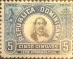 Stamps Dominican Republic -  Intercambio 0,25 usd 5 cents. 1902