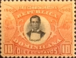 Stamps America - Dominican Republic -  Intercambio 0,25 usd 10 cents. 1902